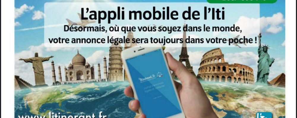 Innovant ! 1ère appli mobile pour les annonces légales