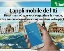 Innovant ! 1ère appli mobile pour les annonces légales